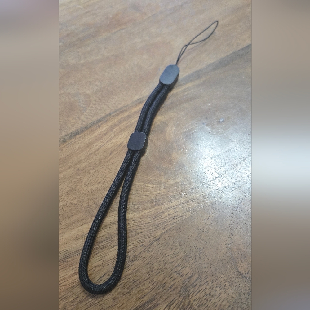 Black Cell Phone Wrist Strap Lanyard